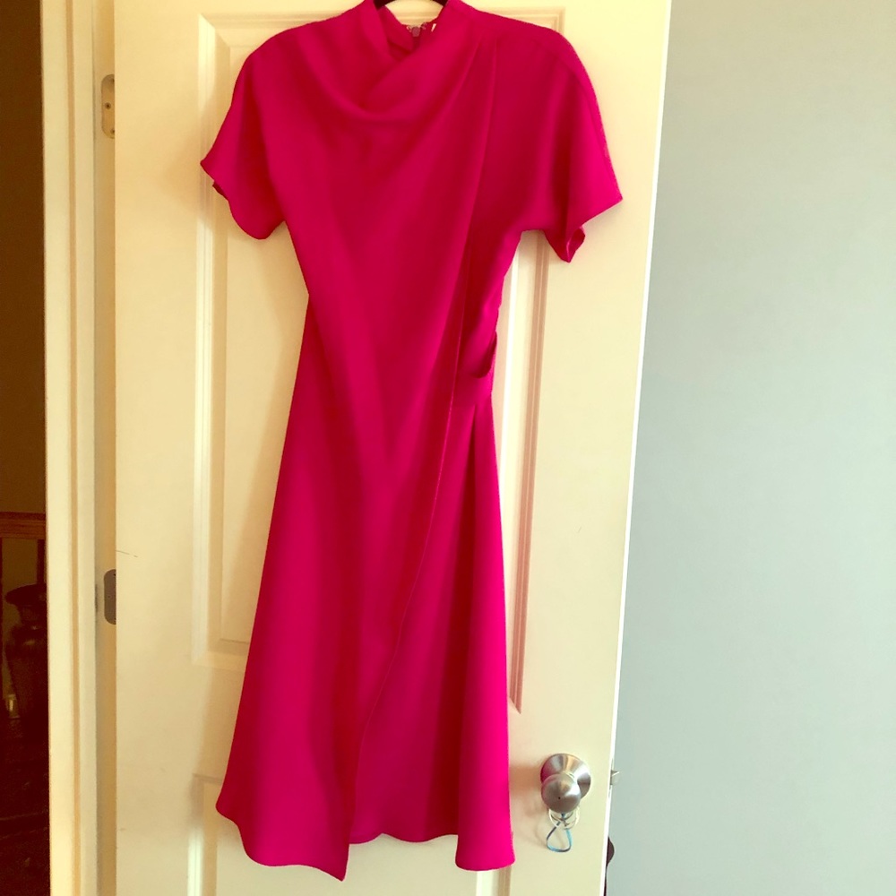 Topshop pink dress